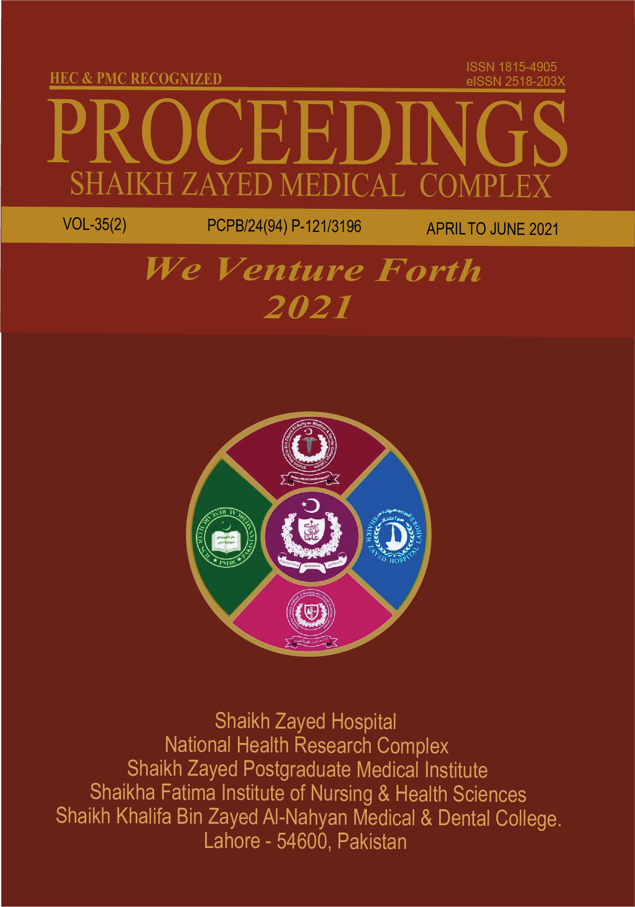 					View Vol. 35 No. 2 (2021): Proceedings April to June 2021
				